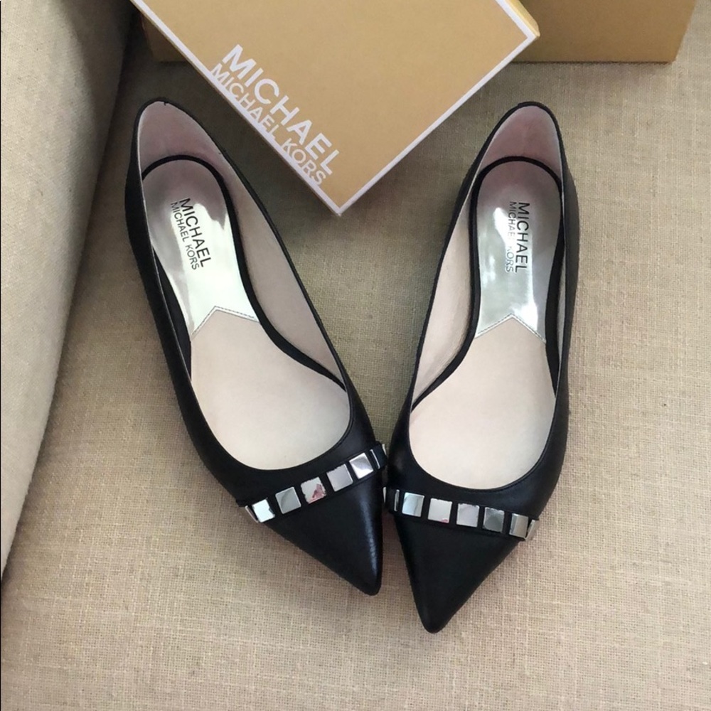 Michael Kors Black Flats